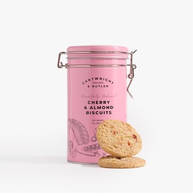 Cherry & Almond Biscuits in Tin 200g