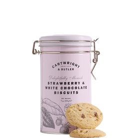 Strawberry & White Chocolate Biscuits 200g