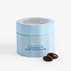 Caramelised Honey Almonds in Dark Chocolate 330g