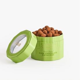 Cocoa Dusted Dark Chocolate Pistachios 300g