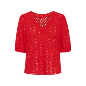 Masha Open Knit Top