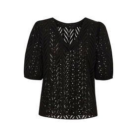 Masha Open Knit Top