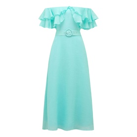 Jemima Ruffle Belted Dress