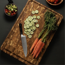 End Grain Teak Wooden Chopping Board