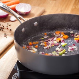 Hard Anodised Non-Stick Saute Pan 28cm