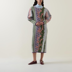 Graphic Knit Dress