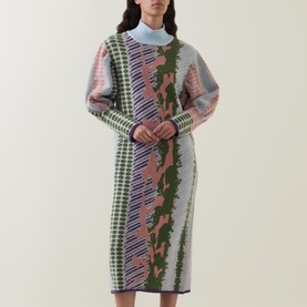 Graphic Knit Dress