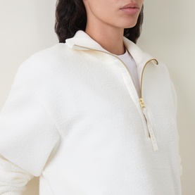 Roselle Half-Zip Fleece Sweatshirt
