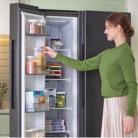 640L Bespoke AI Series 6 Side-by-Side Fridge Freezer with SpaceMax