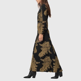 Mina Printed Flared Dress