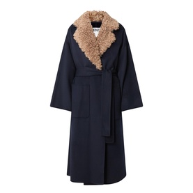 Irno Faux Fur Collar Coat