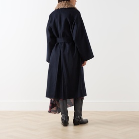 Irno Faux Fur Collar Coat