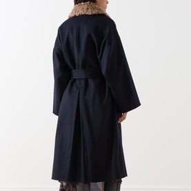 Irno Faux Fur Collar Coat