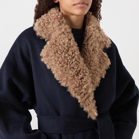 Irno Faux Fur Collar Coat