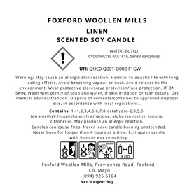 No.3 Linen Scented Travel Candle 90g