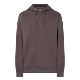 One Point Logo Drawstring Hoodie