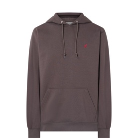 One Point Logo Drawstring Hoodie