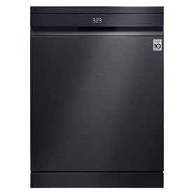 14 Place Setting TrueSteam&trade; Full Size Freestanding Dishwasher Matte Black
