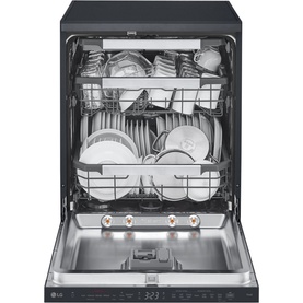 14 Place Setting TrueSteam&trade; Full Size Freestanding Dishwasher Matte Black