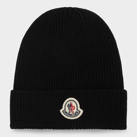 Logo Badge Beanie Hat