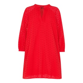 Broderie Mini Dress