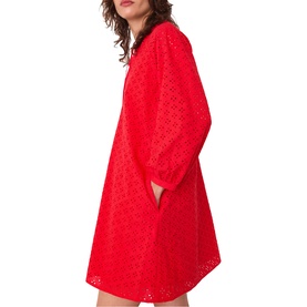 Broderie Mini Dress