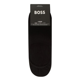 Three-Pack Logo No-Show Socks
