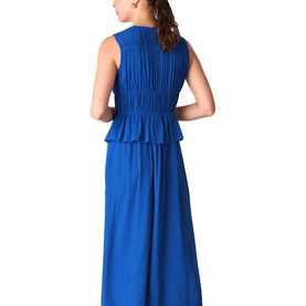 Shirred Ruffle Dress