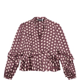 Star Peplum Blouse