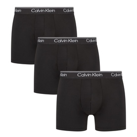 Three-Pack Low-Rise Micro Stretch Boxer Briefs