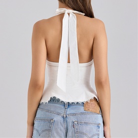 Elana Halter Corset Top