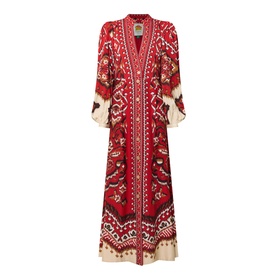 Anika Pineapple Ikat Dress
