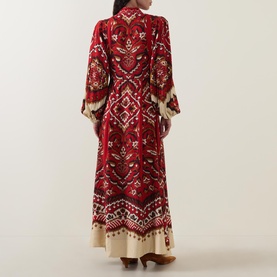 Anika Pineapple Ikat Dress