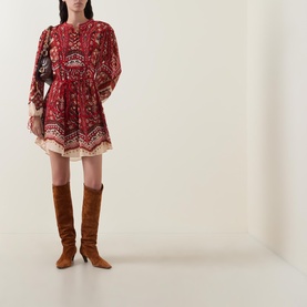 Anika Pineapple Tapestry Mini Dress