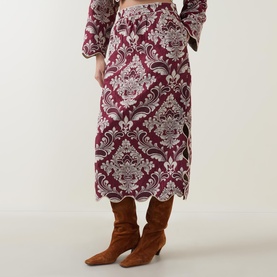 Jacquard Waves Skirt