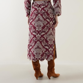 Jacquard Waves Skirt