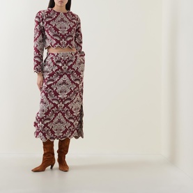 Jacquard Waves Skirt