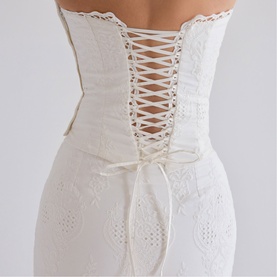 Livie Broderie Corset Top