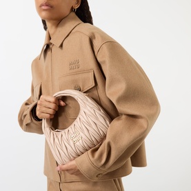 Wander Matelass&eacute; Nappa Leather Hobo Bag