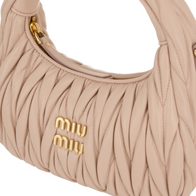 Wander Matelass&eacute; Nappa Leather Hobo Bag