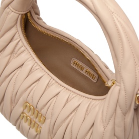 Wander Matelass&eacute; Nappa Leather Hobo Bag