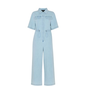 Denim Utility Jumpsuit