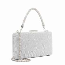Beaut Embellished Top Handle Clutch