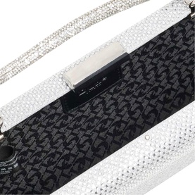 Beaut Embellished Top Handle Clutch