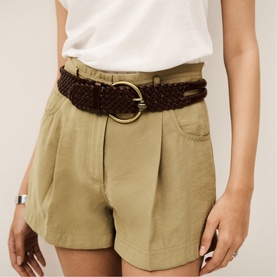 Brisbane Woven Leather Belt