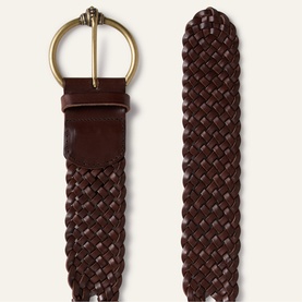 Brisbane Woven Leather Belt