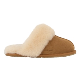 Suede Sheepskin Mule Slippers