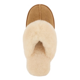 Suede Sheepskin Mule Slippers