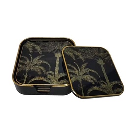 Palm Tree Coasters, Set of Five