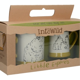 Into The Wild Little Explorer Bear Two-Piece Mug Set